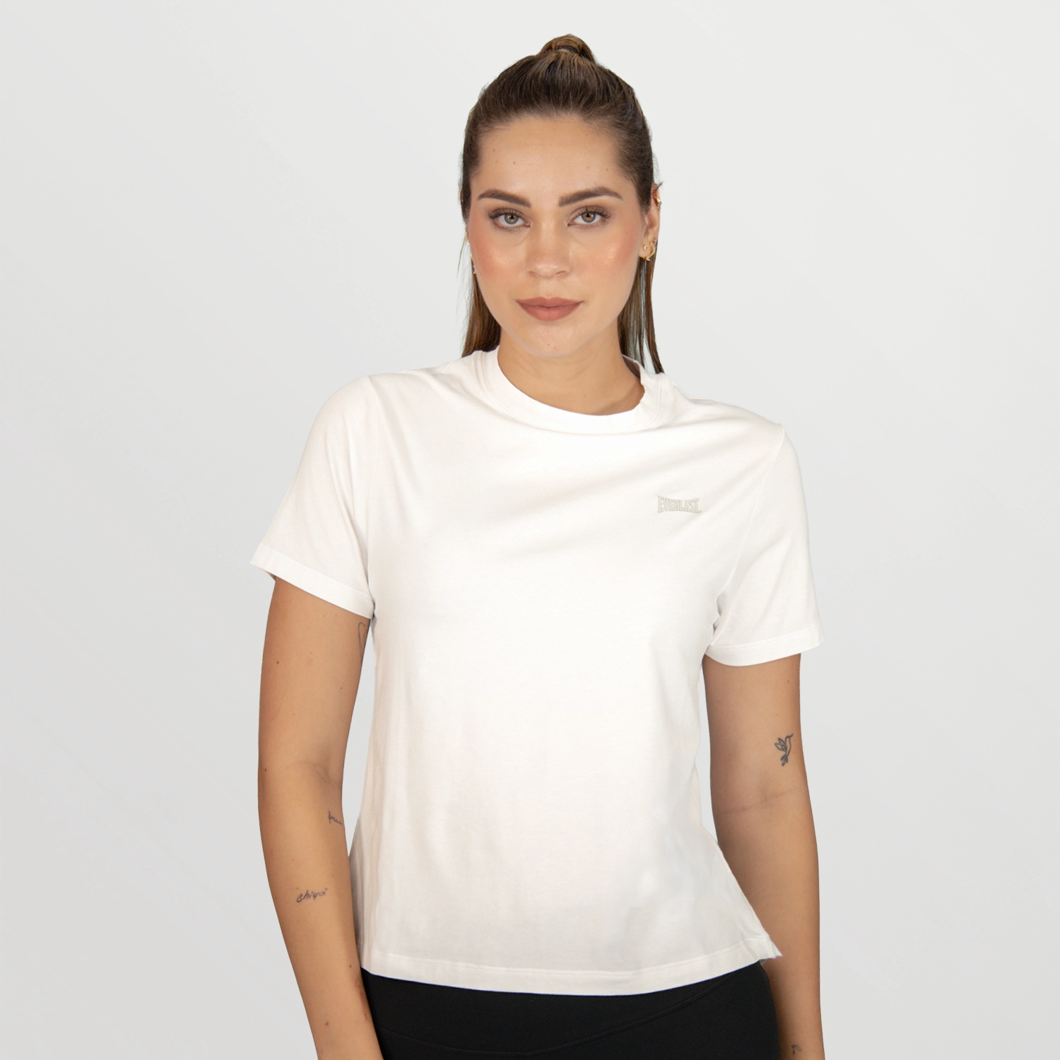 Tshirt Fem Cott/Spx Evelast Ringer