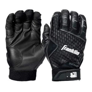 Guantes de Bateo Franklin 2nd Skinz Jr Bk/bk