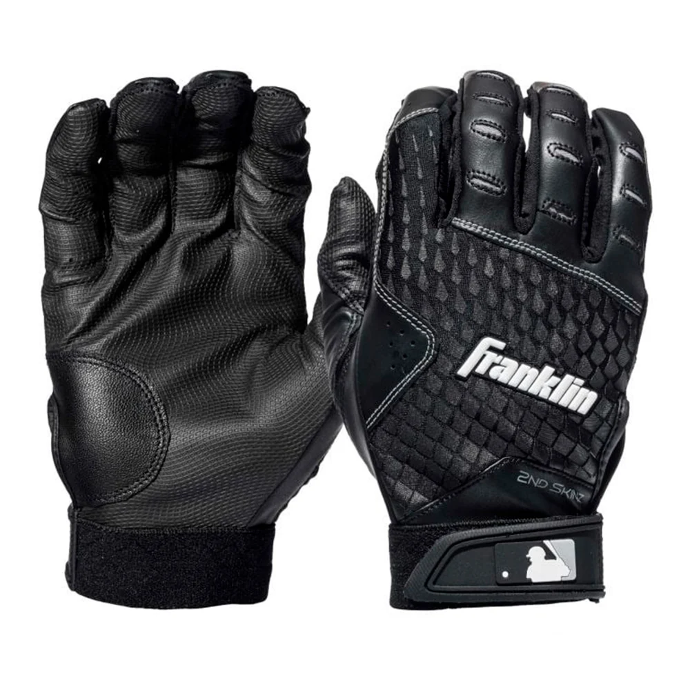 Guantes de Bateo Franklin 2nd Skinz Jr Bk/bk