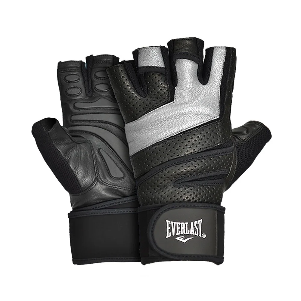 Guantes Pesas Everlast Bullet Cuero y Nylon 60%