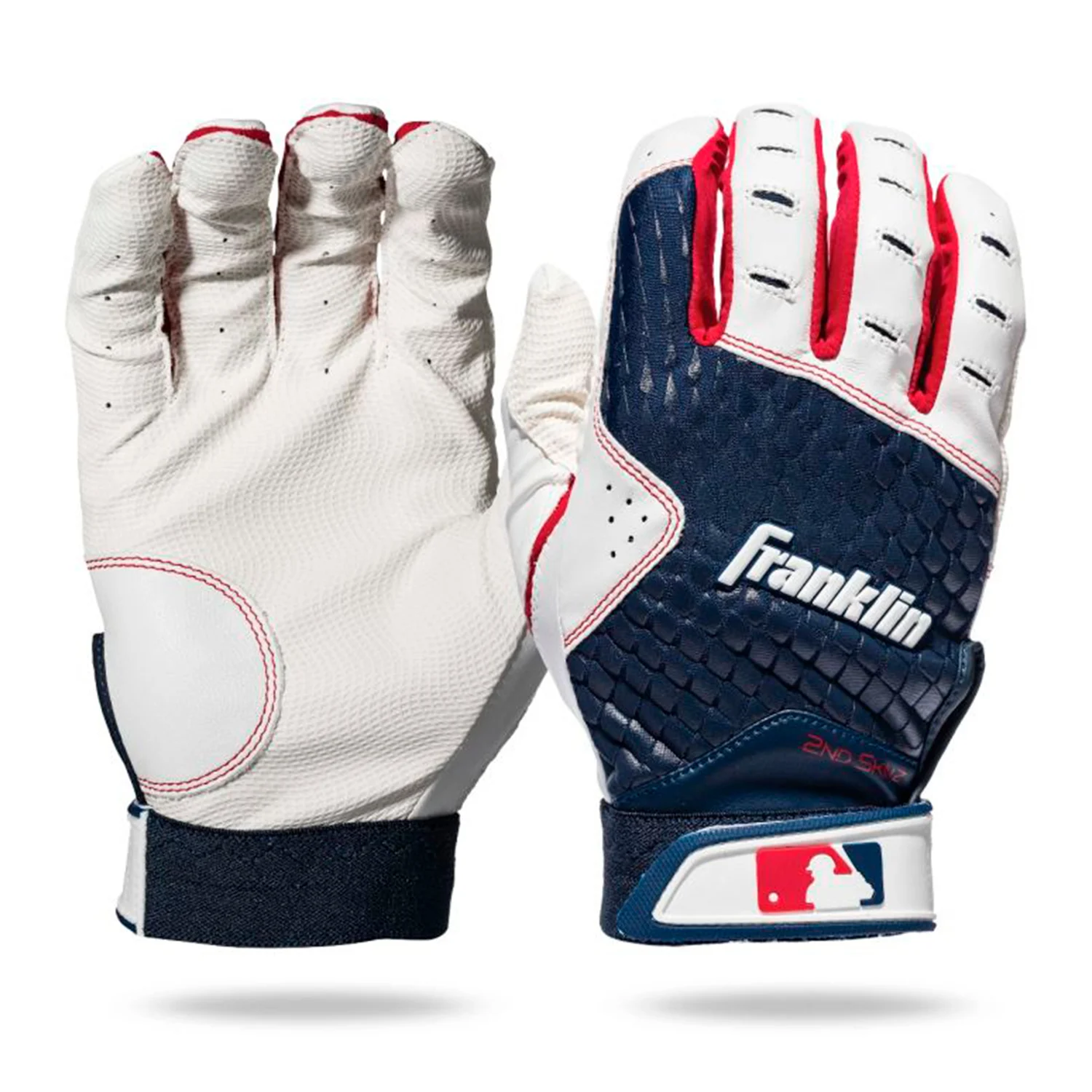 Guantes de Bateo Franklin 2nd Skinz Cuero