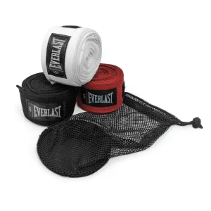 Juego de 3 Vendas Everlast 120 pulgadas Algodón
