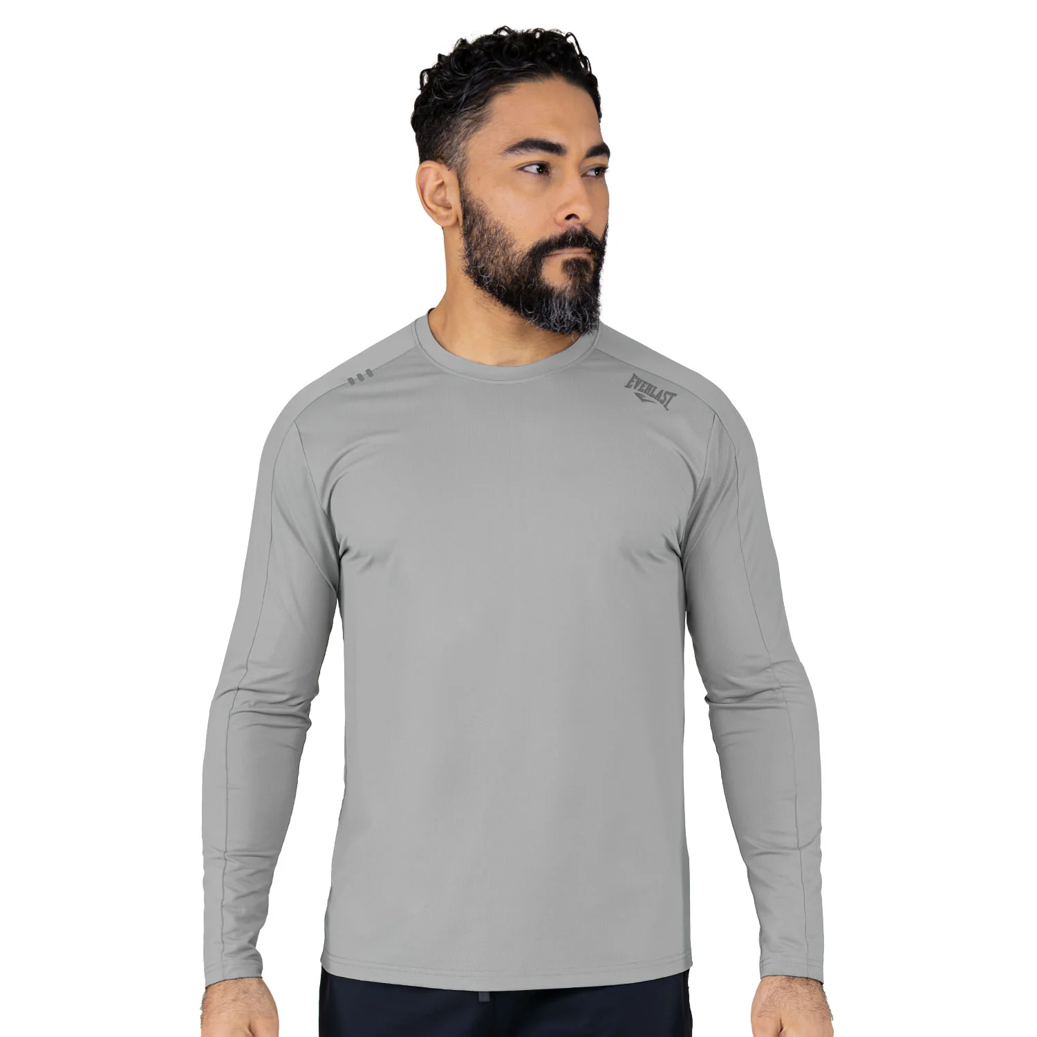 Camiseta Manga Larga para Hombre Poliéster y Elastano Everlast Vent