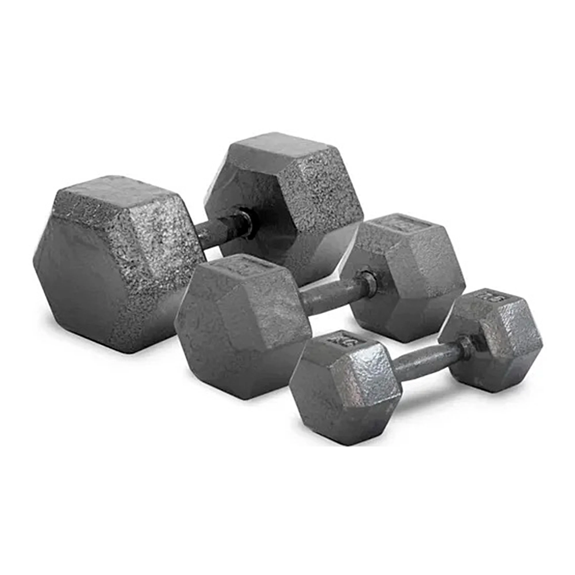 Mancuerna Hexagonal Runic Caucho Duradero para Fitness