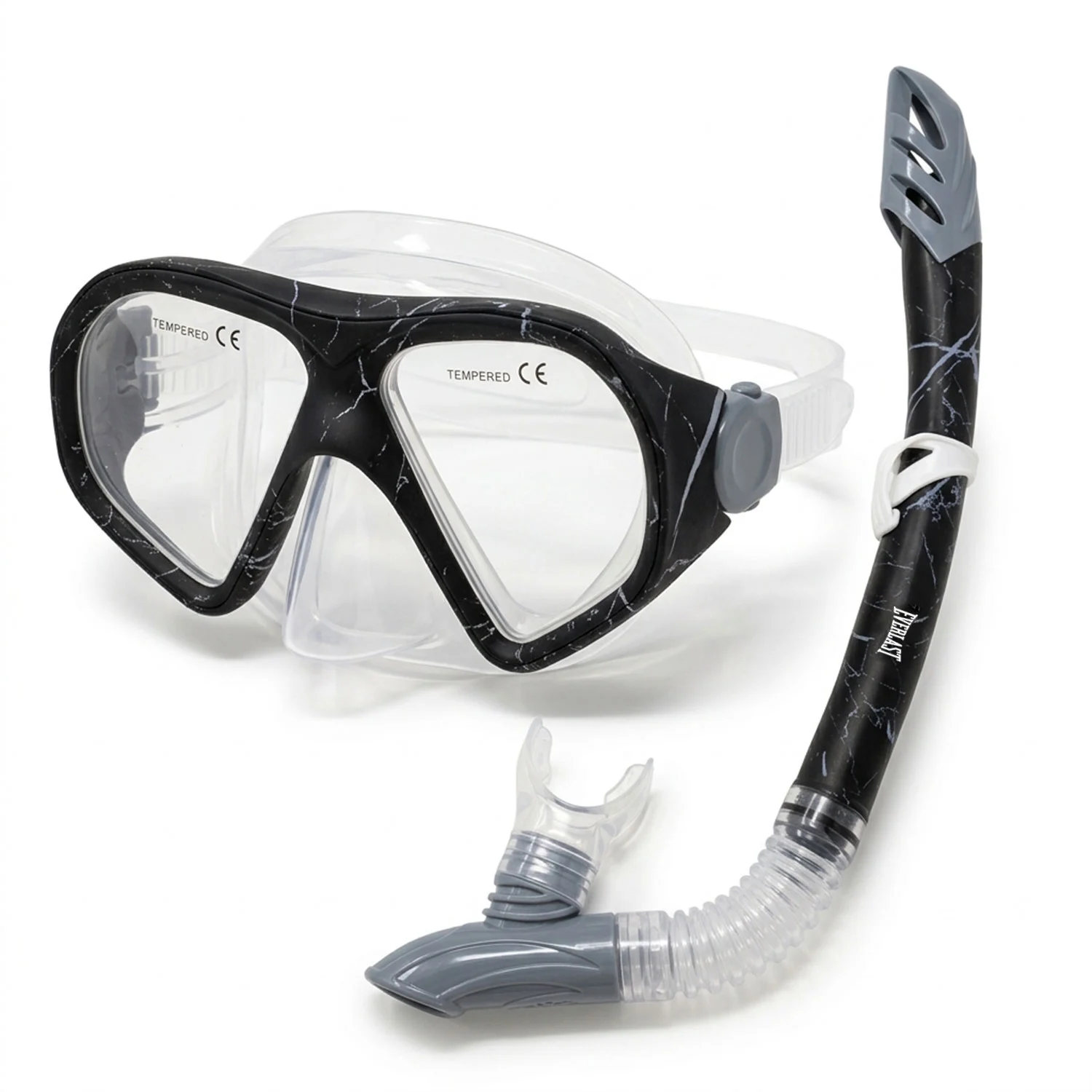 Máscara Snorkel Everlast Negro