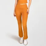 Pantalón Flare Mujer Everlast Pocket Terracota