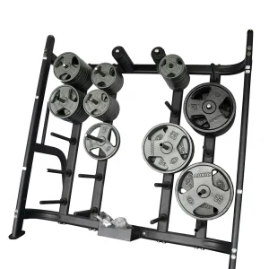 Rack Barras Platos para Gimnasio