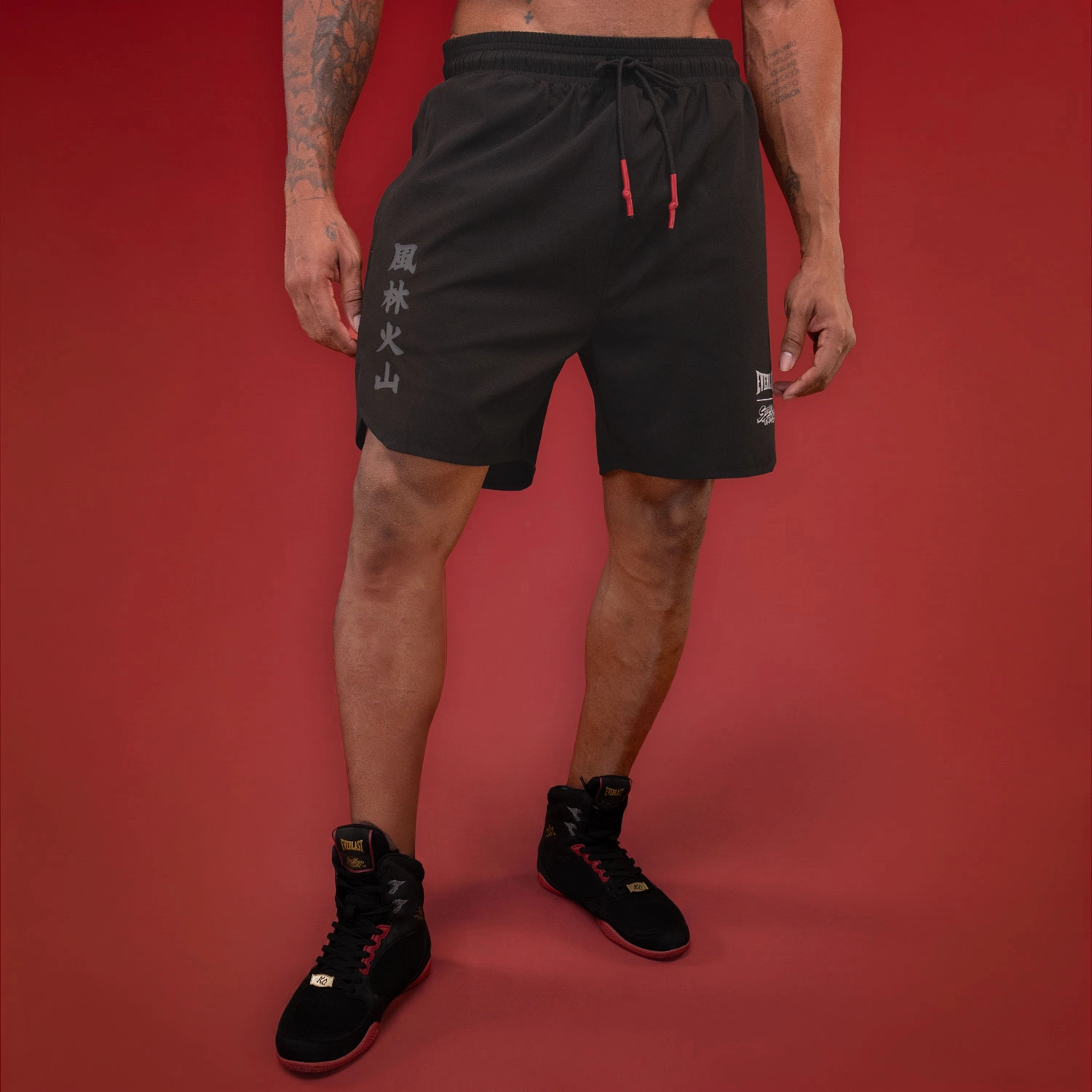 Short 2 en 1 Everlast Street Fighter Blanka 5" Negro para Hombre