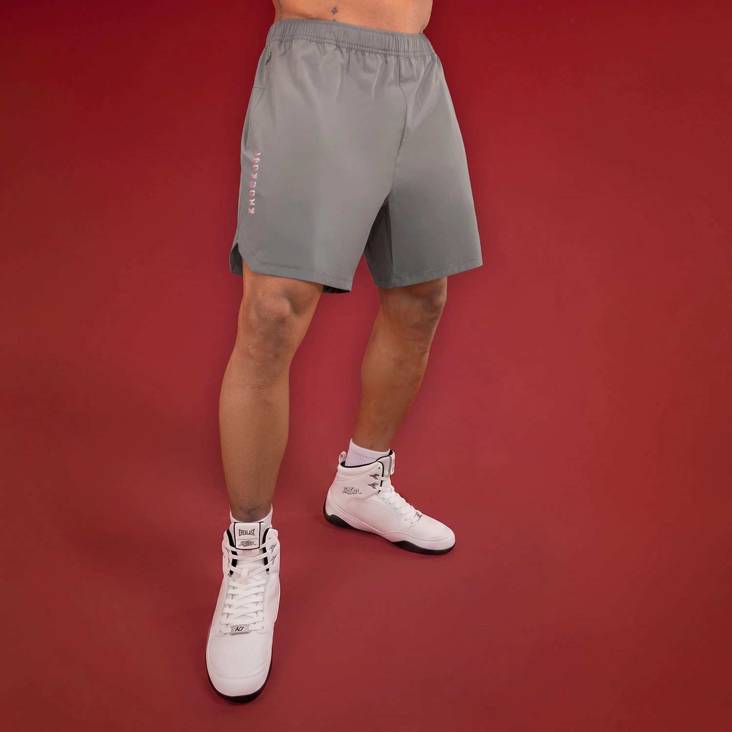 Short Everlast Street Fighter 6" Gris Carbón para Hombre