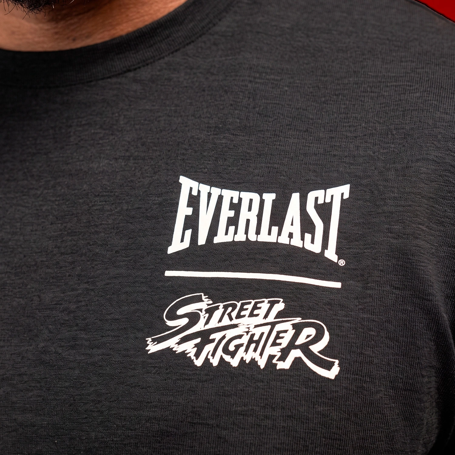 T-shirt Everlast Street Fighter Player Select Negro para Hombre