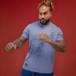 T-shirt Everlast Street Fighter E. Honda Azul para Hombre