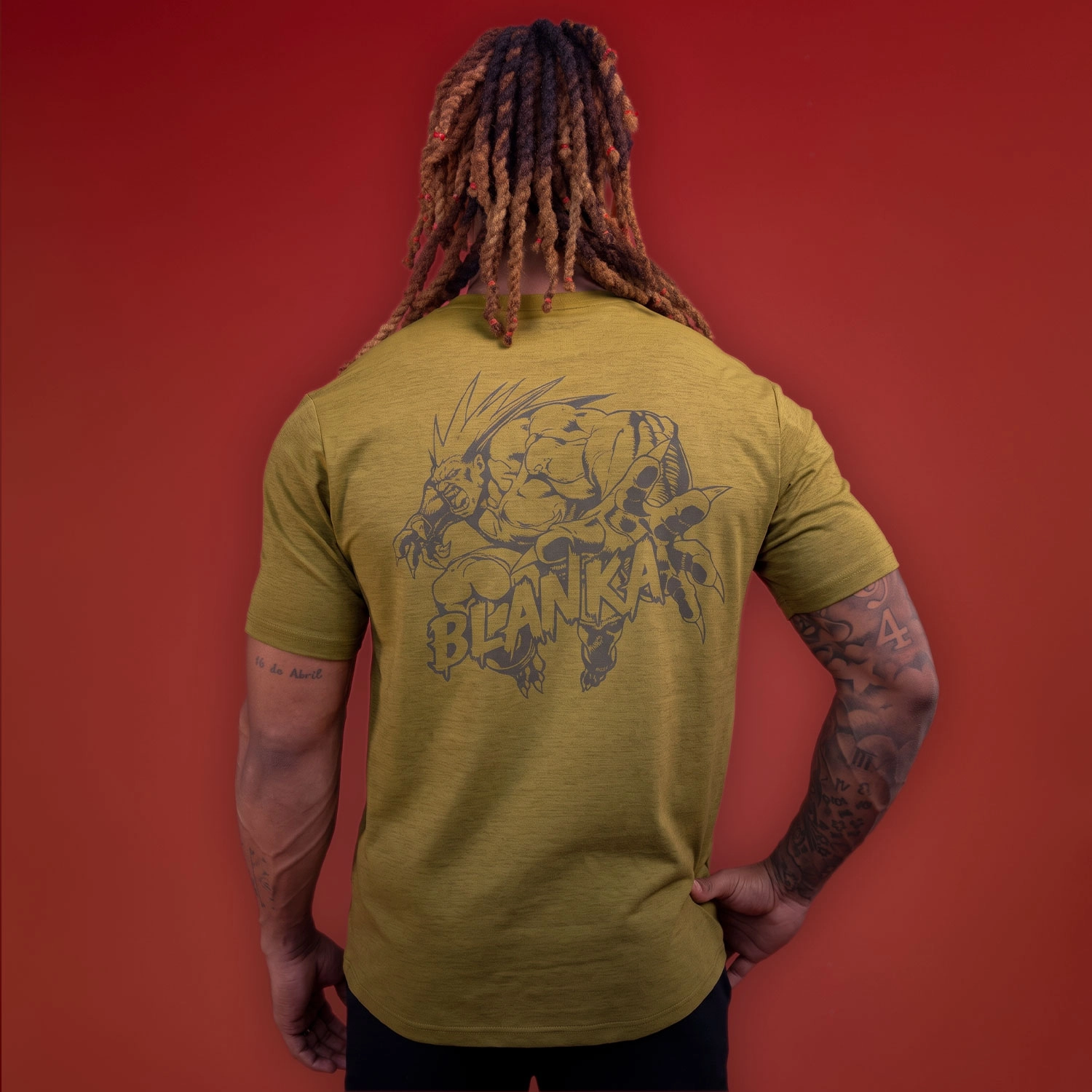 T-shirt Everlast Street Fighter Blanka Verde para Hombre