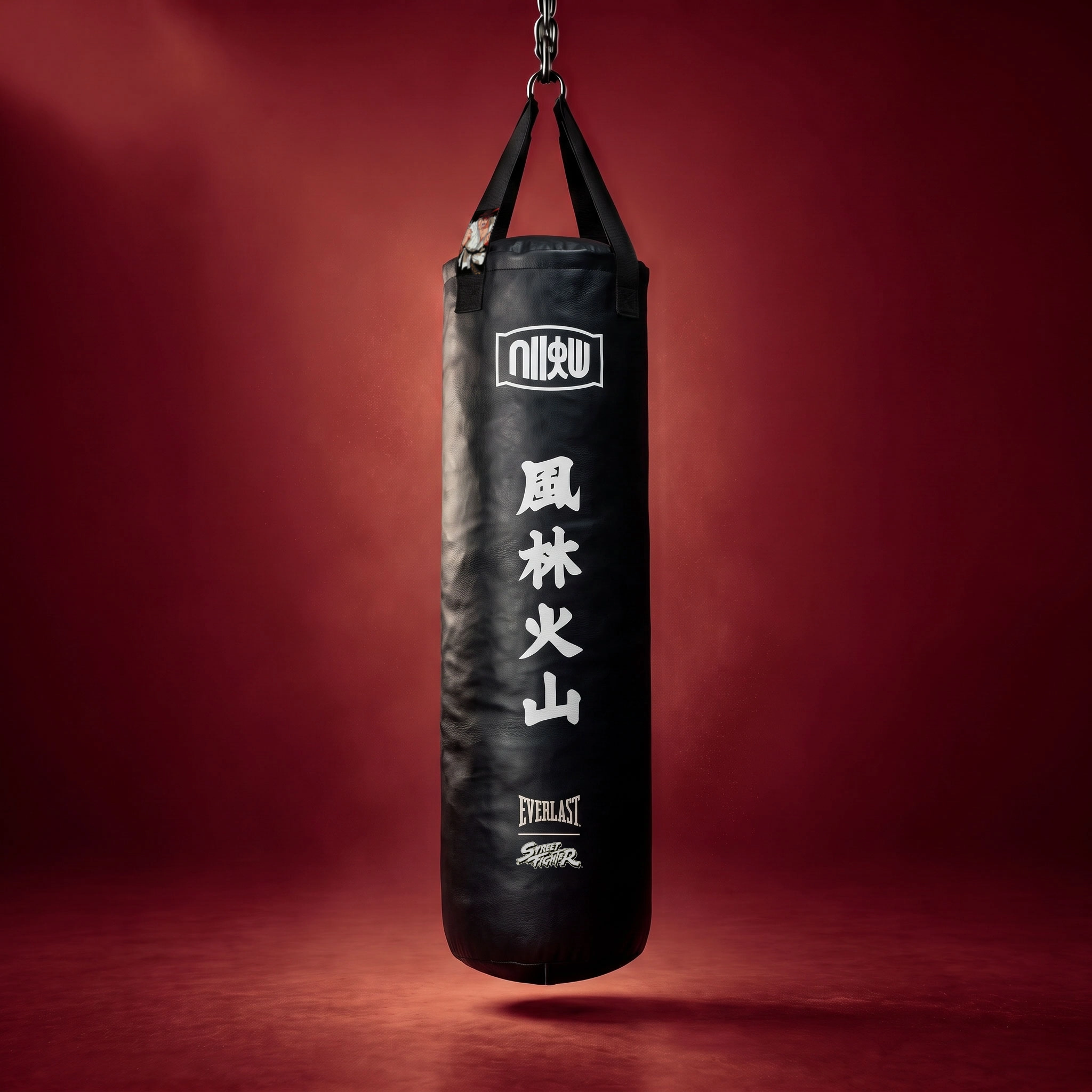 Saco de Boxeo Everlast Street Fighter Ryu 100 lb Negro