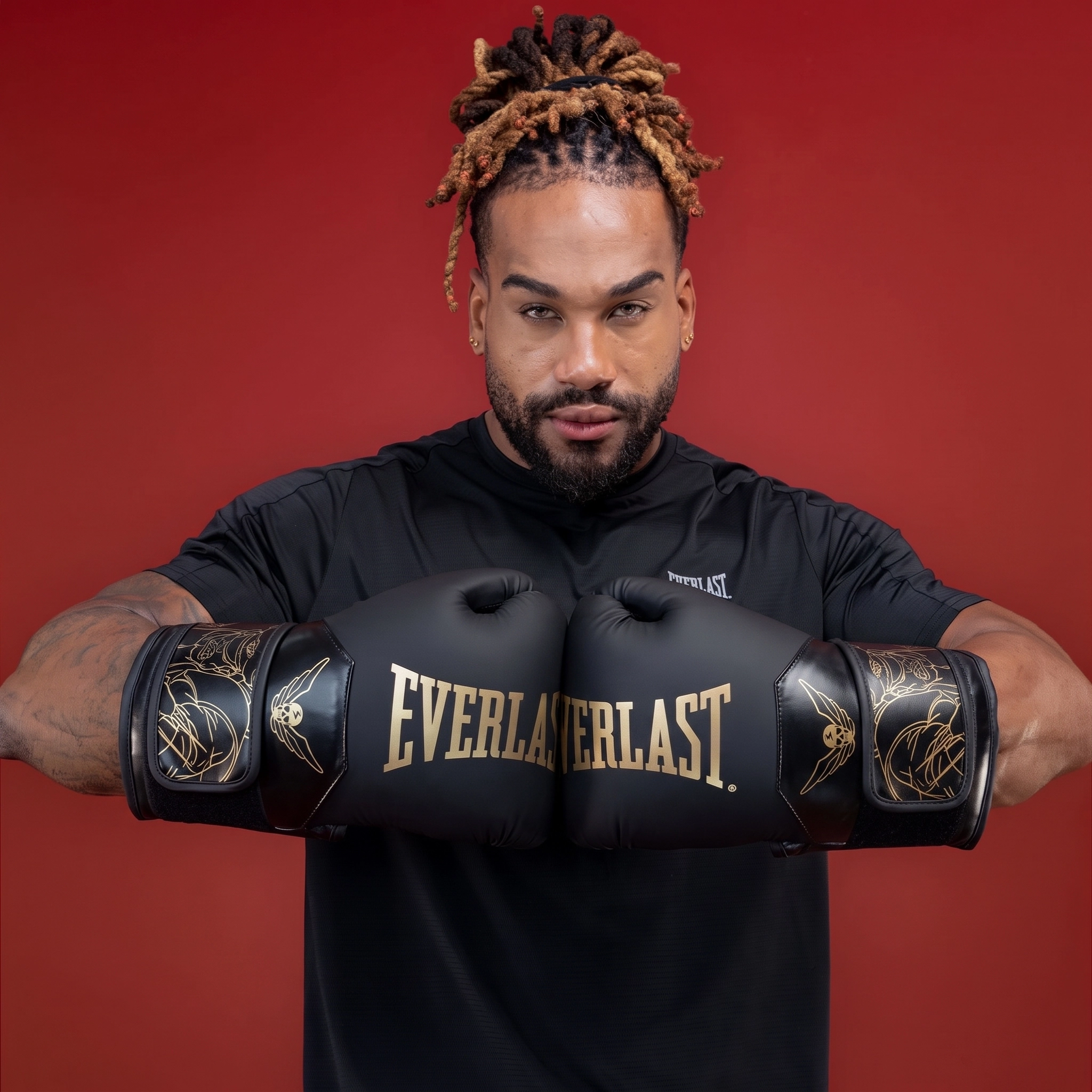 Guantes de Boxeo Everlast Street Fighter M. Bison Negro