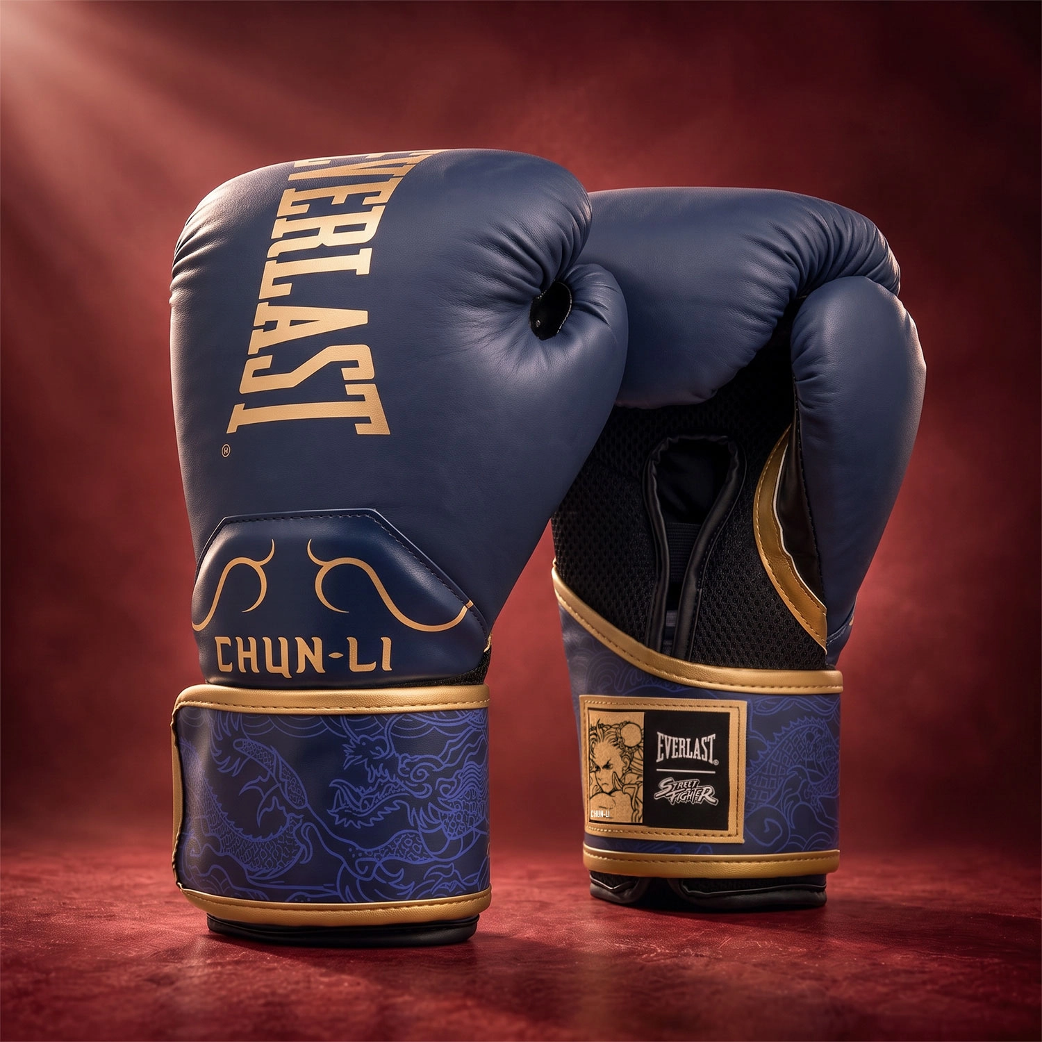 Guantes de Boxeo Everlast Street Fighter Chun-Li Azul