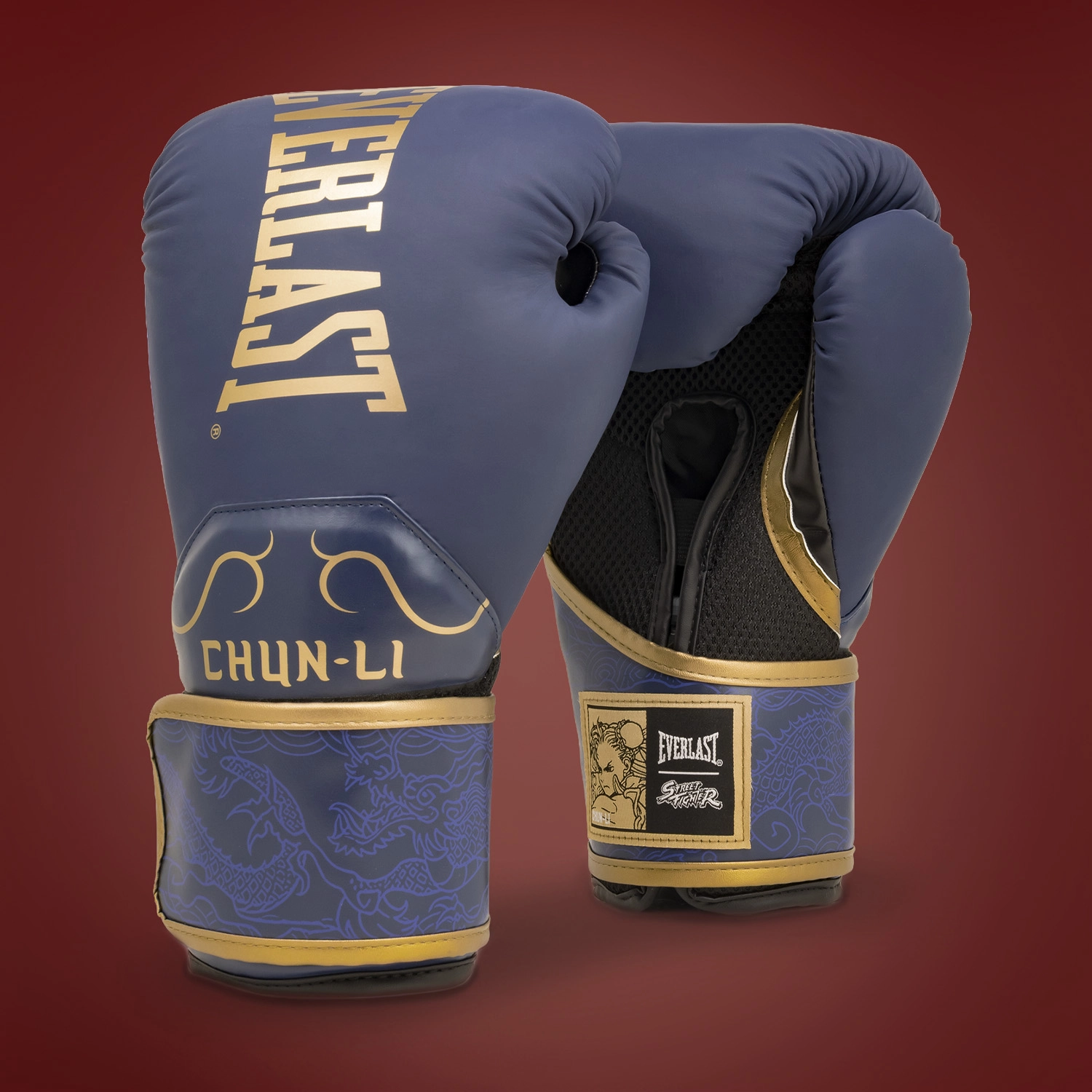 Guantes de Boxeo Everlast Street Fighter Chun-Li Azul