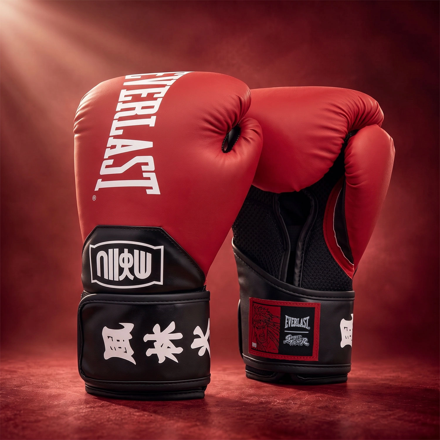 Guantes de Boxeo Everlast Street Fighter Ryu Rojo
