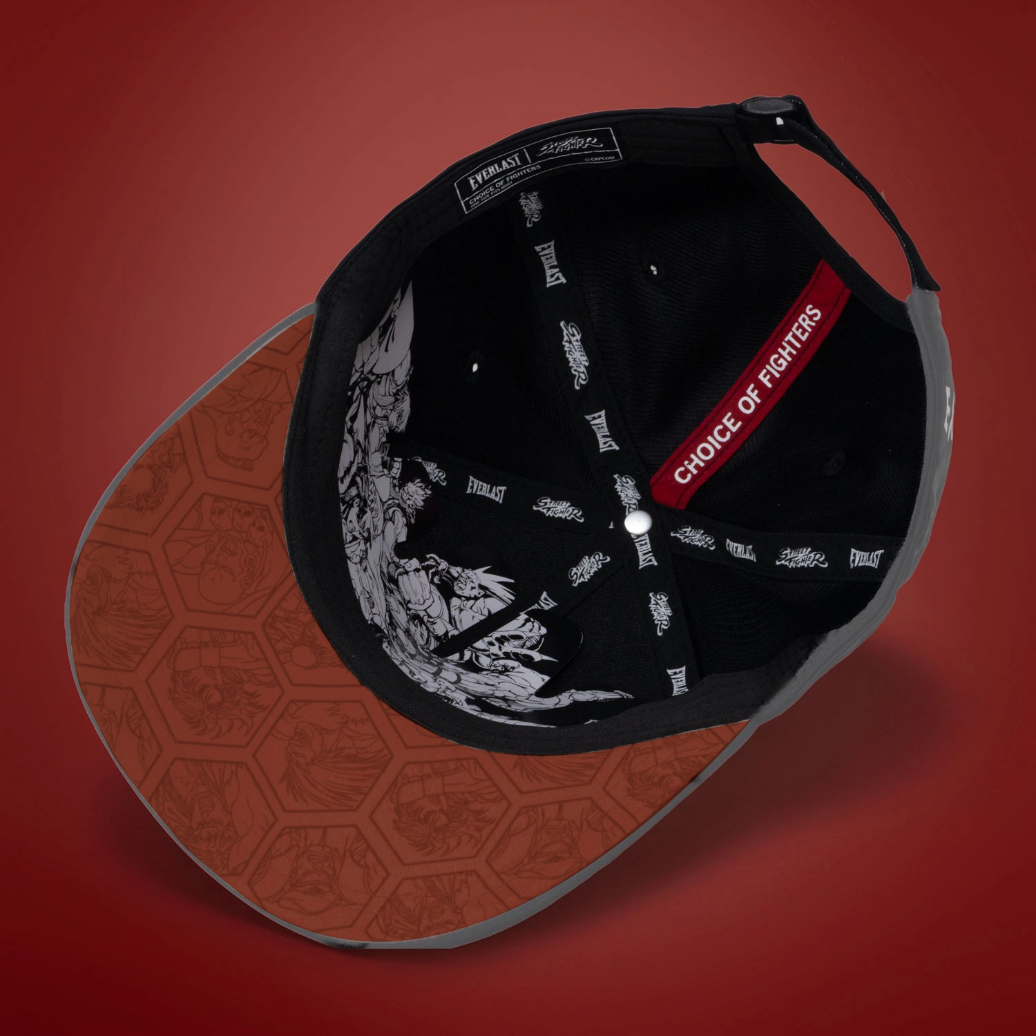 Gorra Everlast Street Fighter Choice Ken Azul Marino
