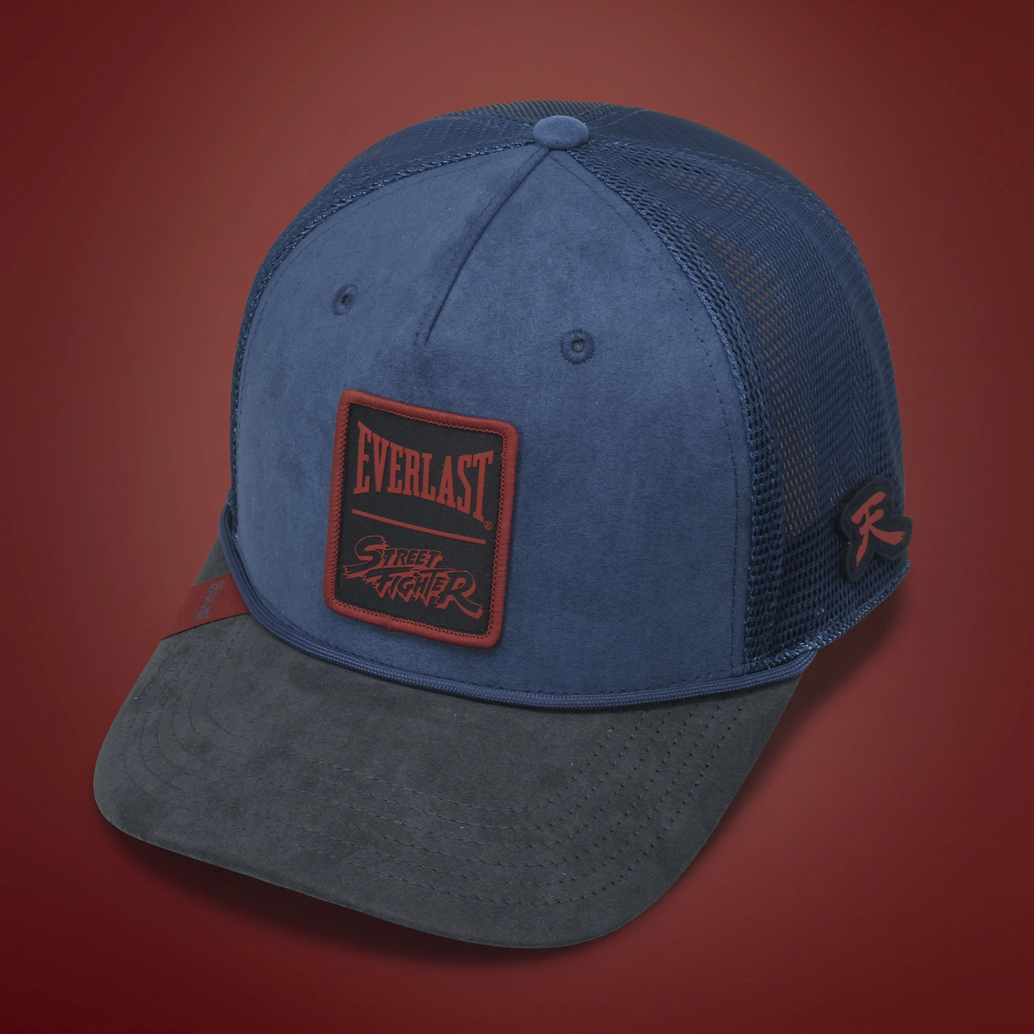 Gorra Everlast Street Fighter Collab Akuma Azul