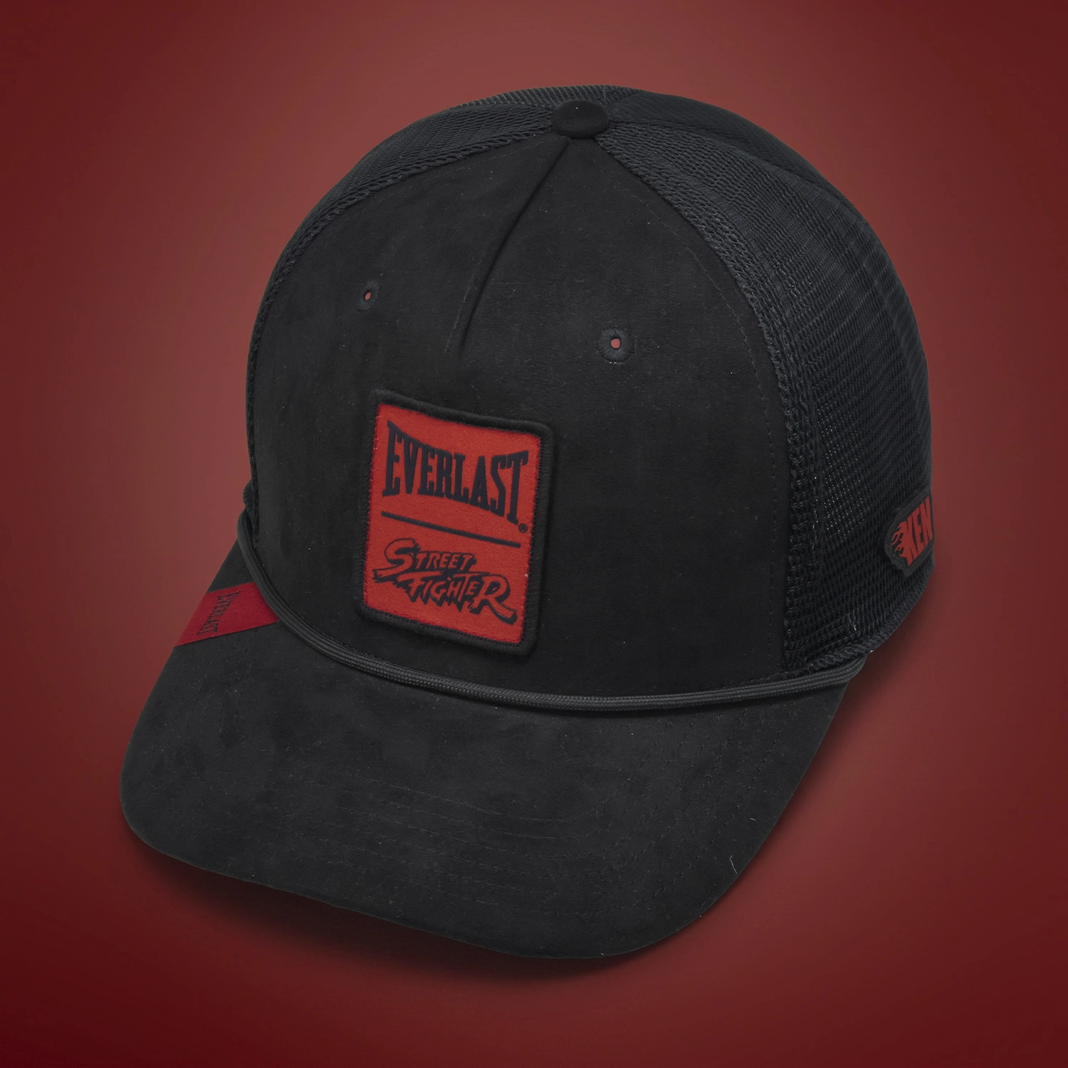 Gorra Everlast Street Fighter Collab Ken Negro