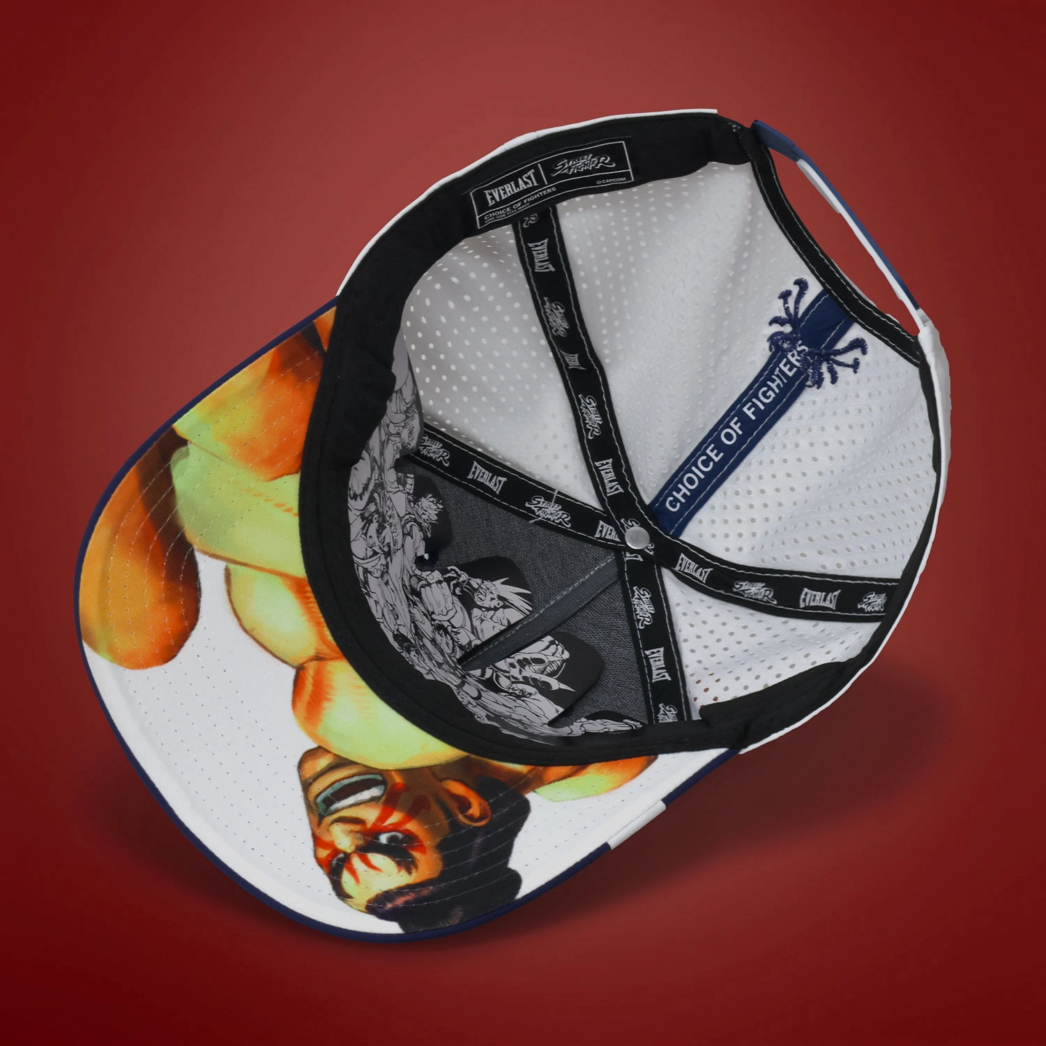 Gorra Everlast Street Fighter Moves E. Honda Azul