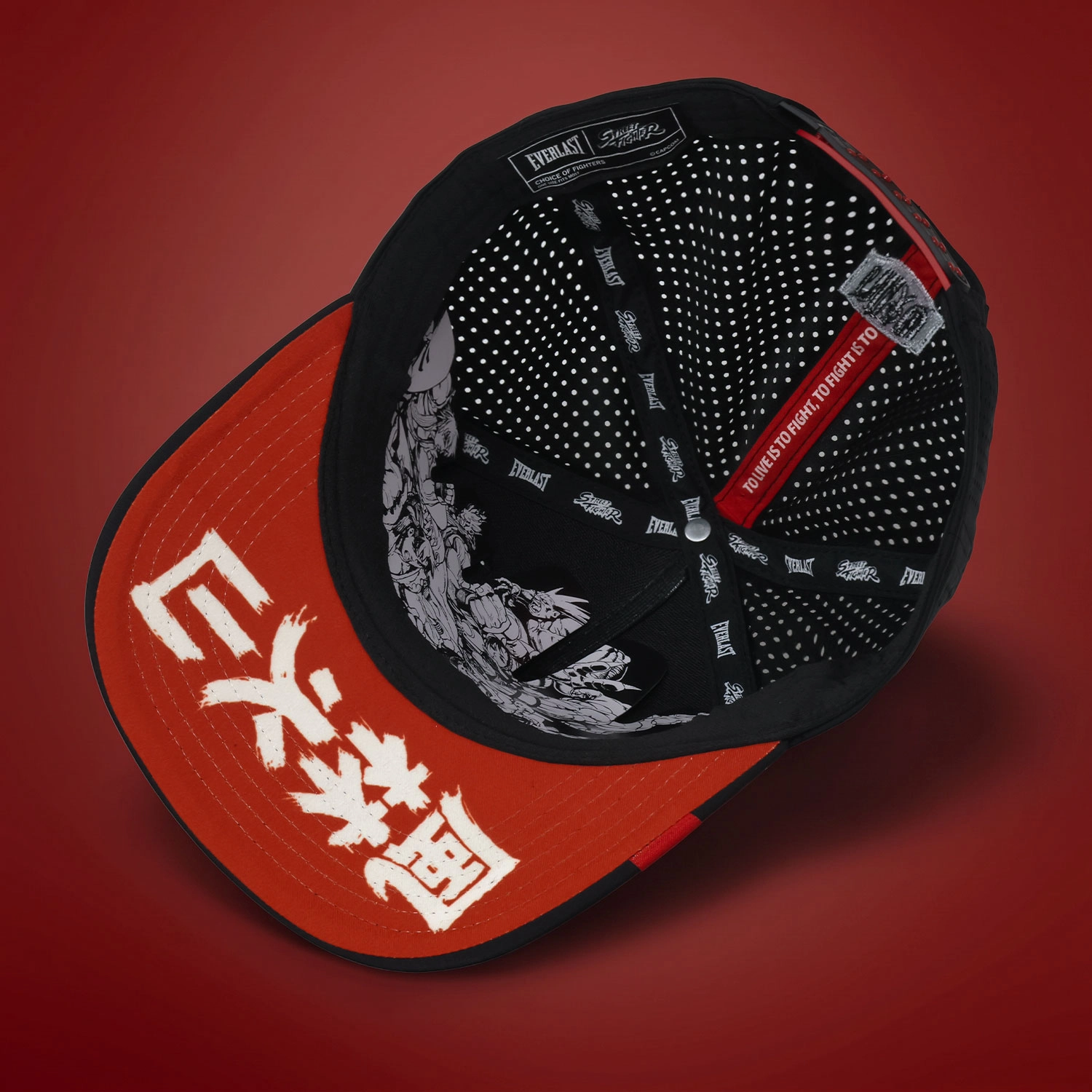 Gorra Everlast Street Fighter Moves Ryu Negro