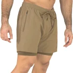 SHORT 2IN1 MEN POLY/SPX EVERLAST CANYON 5"
