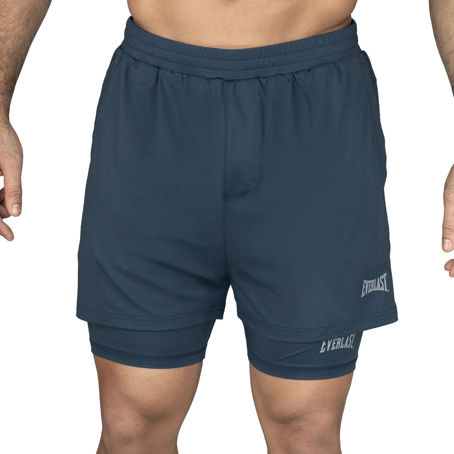 SHORT 2IN1 MEN POLY/SPX EVERLAST CANYON 5"