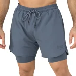 Short 2 en 1 para Hombre Poliéster y Elastano Everlast Slam V