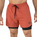 Short 2 en 1 para Hombre Poliéster y Elastano Everlast Slam V