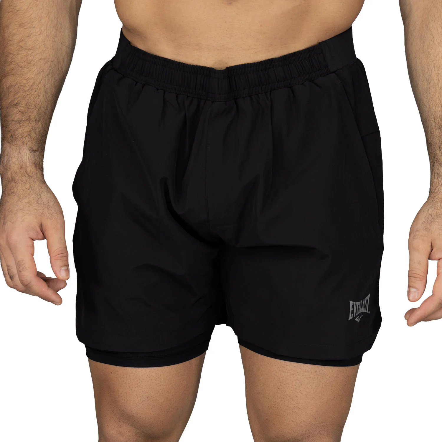 SHORT 2N1 FEM NYL/SPX EVERLAST SEAM STRIPES