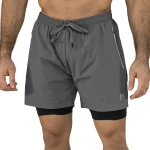 SHORT  2N1 MEN POLY/SPX EVERLAST 5" FORCE