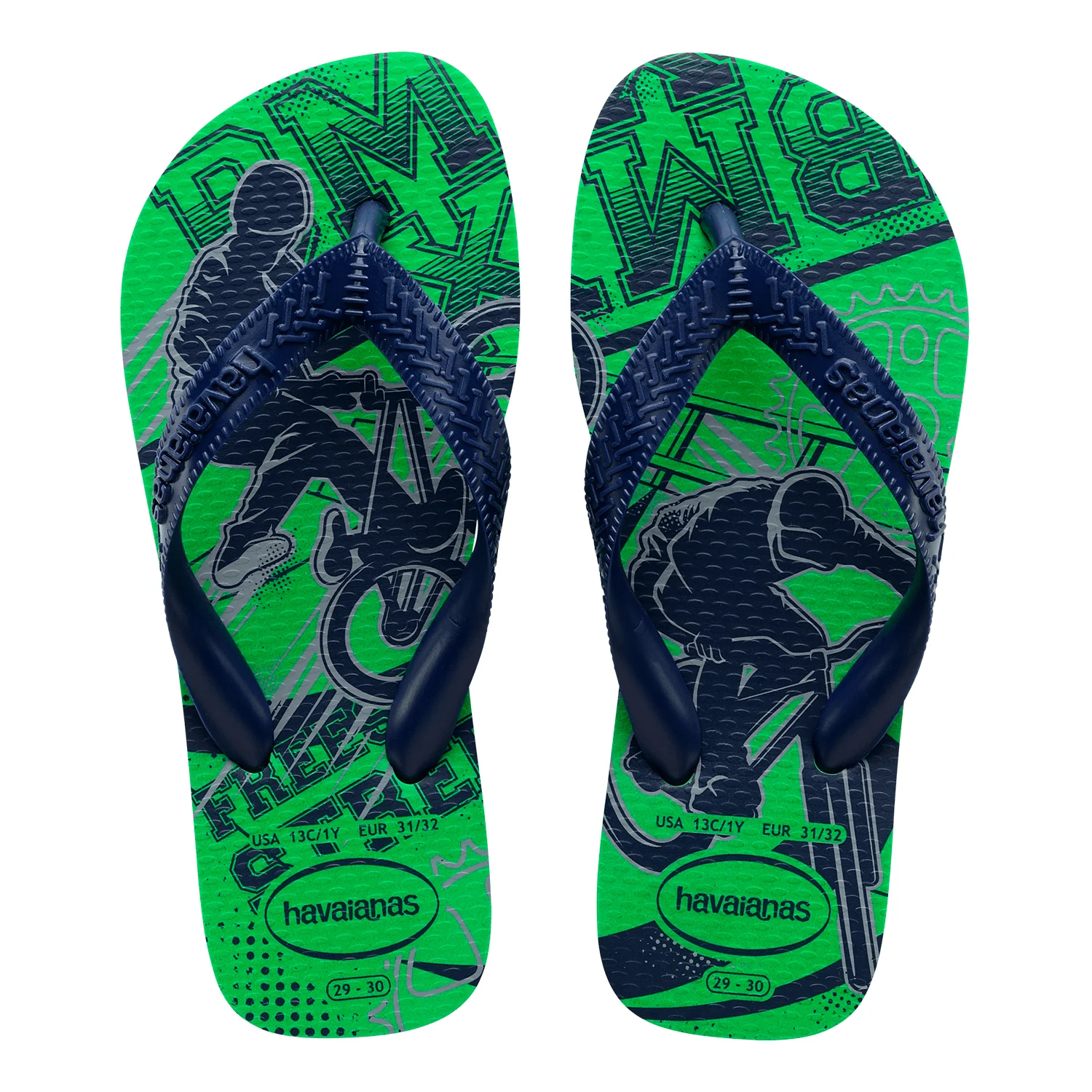 Sandalias Havaianas Kids Athletic Fc Caucho