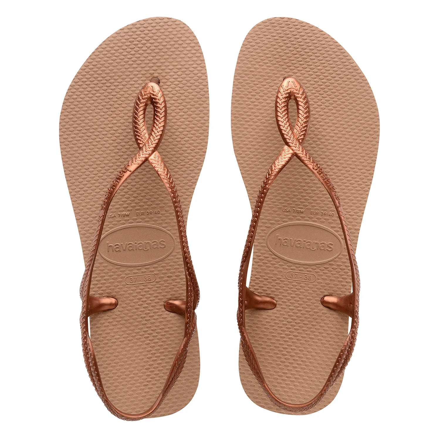Sandalias Havaianas Originales Luna Fc Caucho