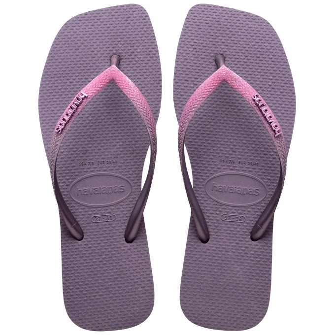Sandalias Havaianas Slim Square Glt Fc Caucho