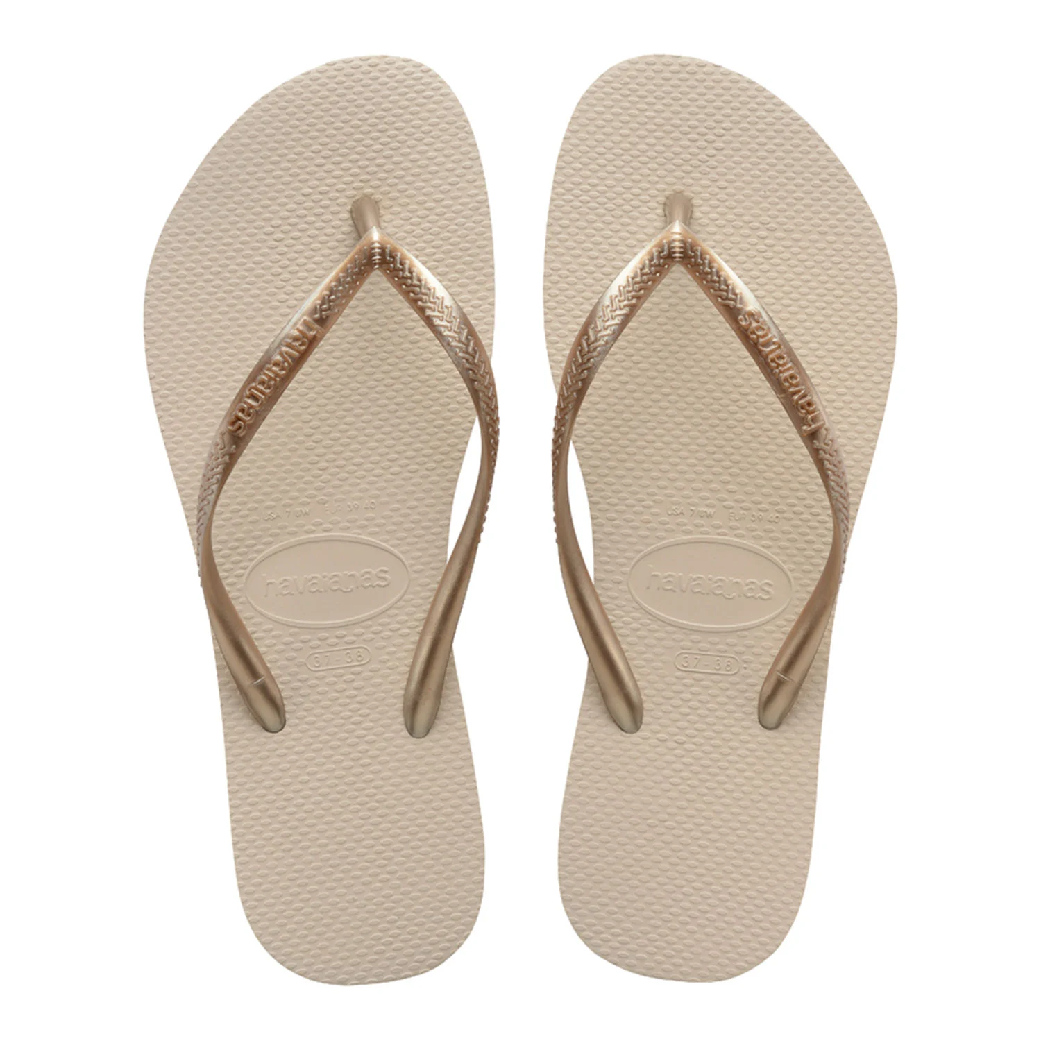 Sandalias Havaianas Versátiles Slim Fc Caucho - Imagen 1