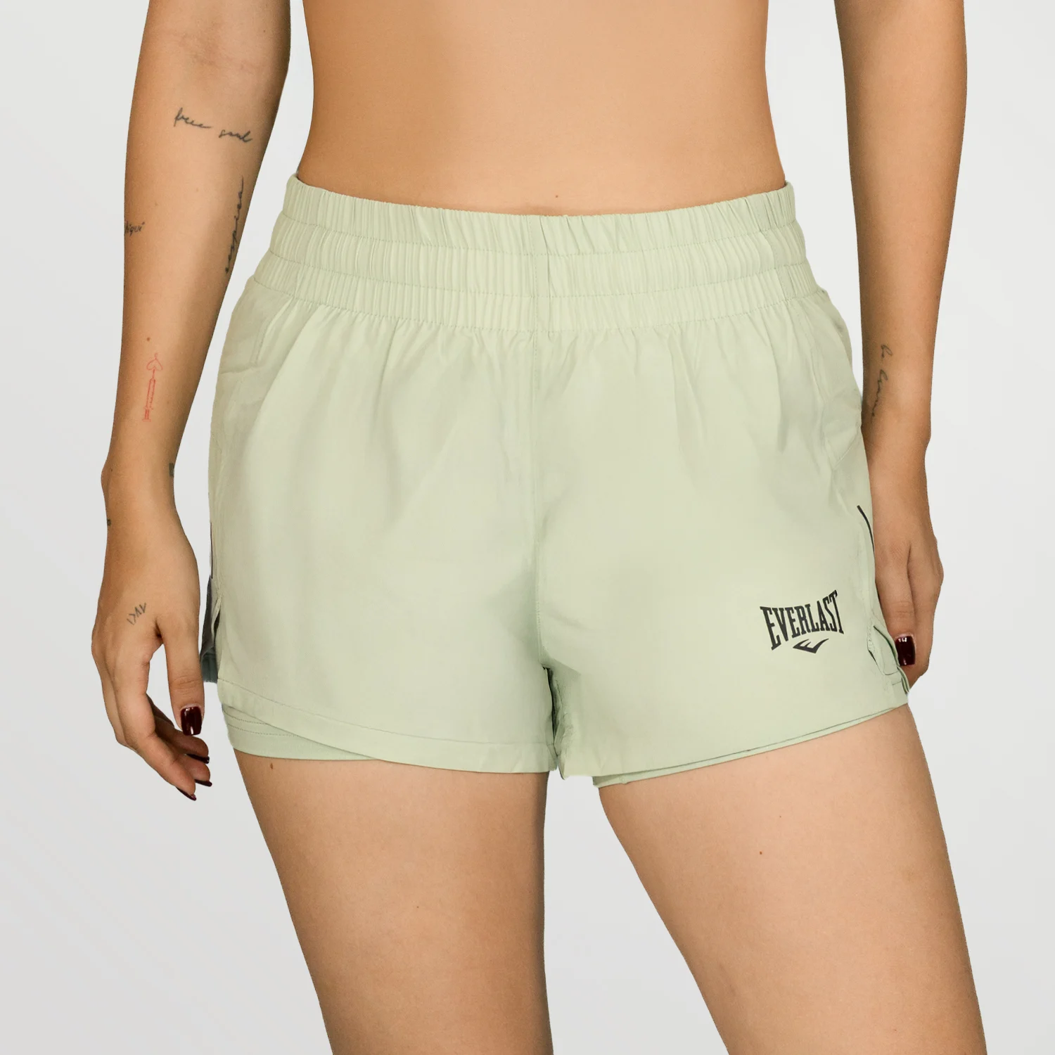 Short Runner Everlast Mujer Gris