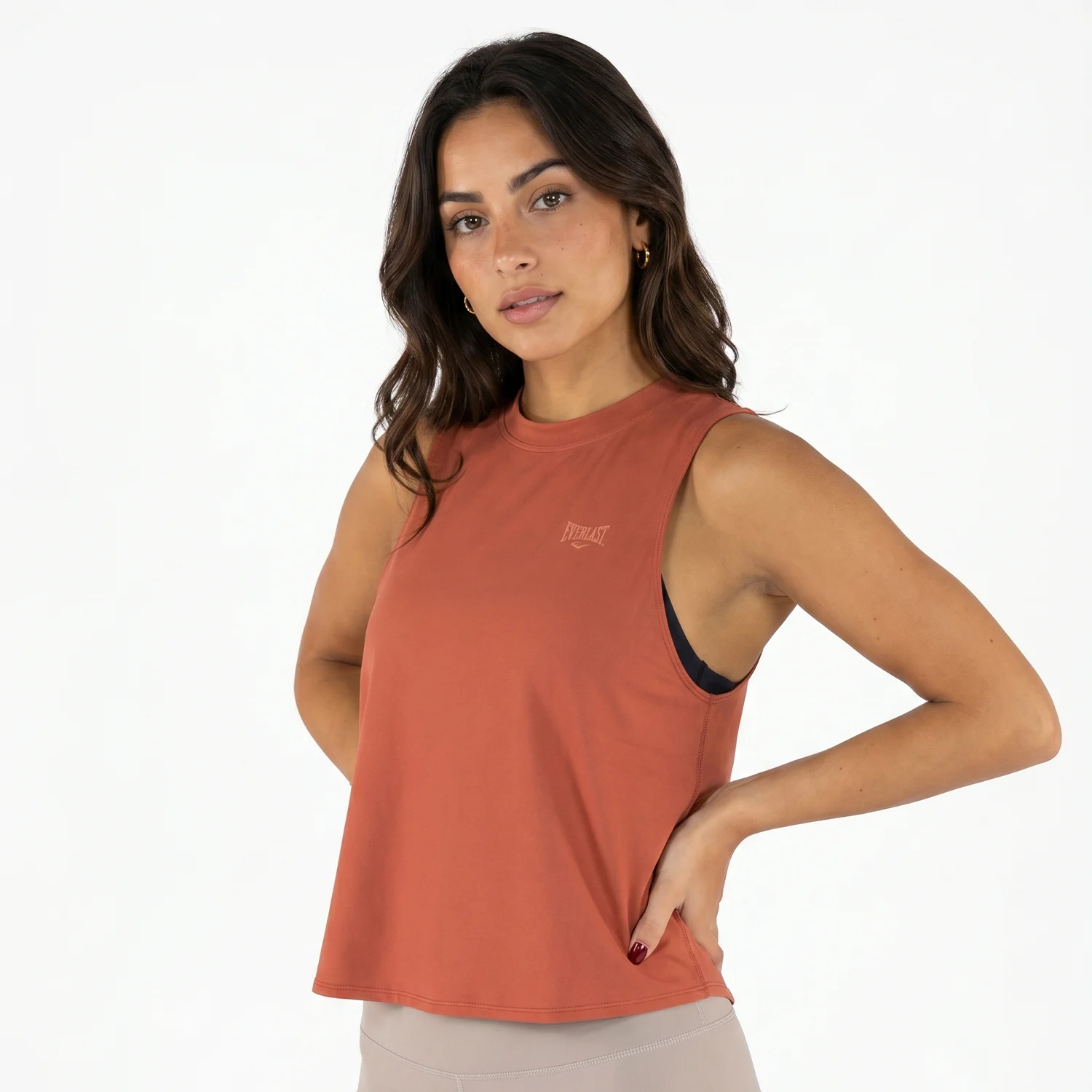 Camiseta Sin Mangas para Mujer Poliéster y Elastano Everlast Muse