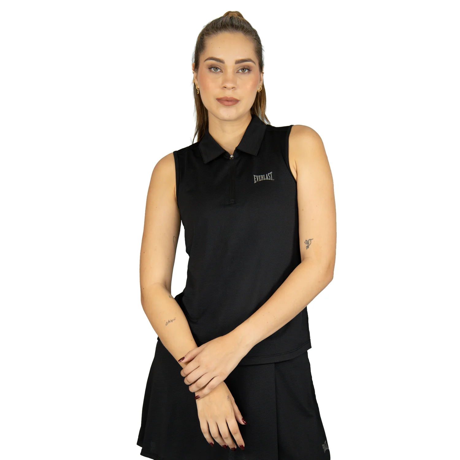 Camiseta Sin Mangas para Mujer Poliéster y Elastano Everlast Rally