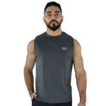 TANK MEN POLY EVERLAST BORDER BK