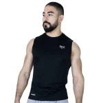 Camiseta Sin Mangas para Hombre Poliéster Everlast Border Bk