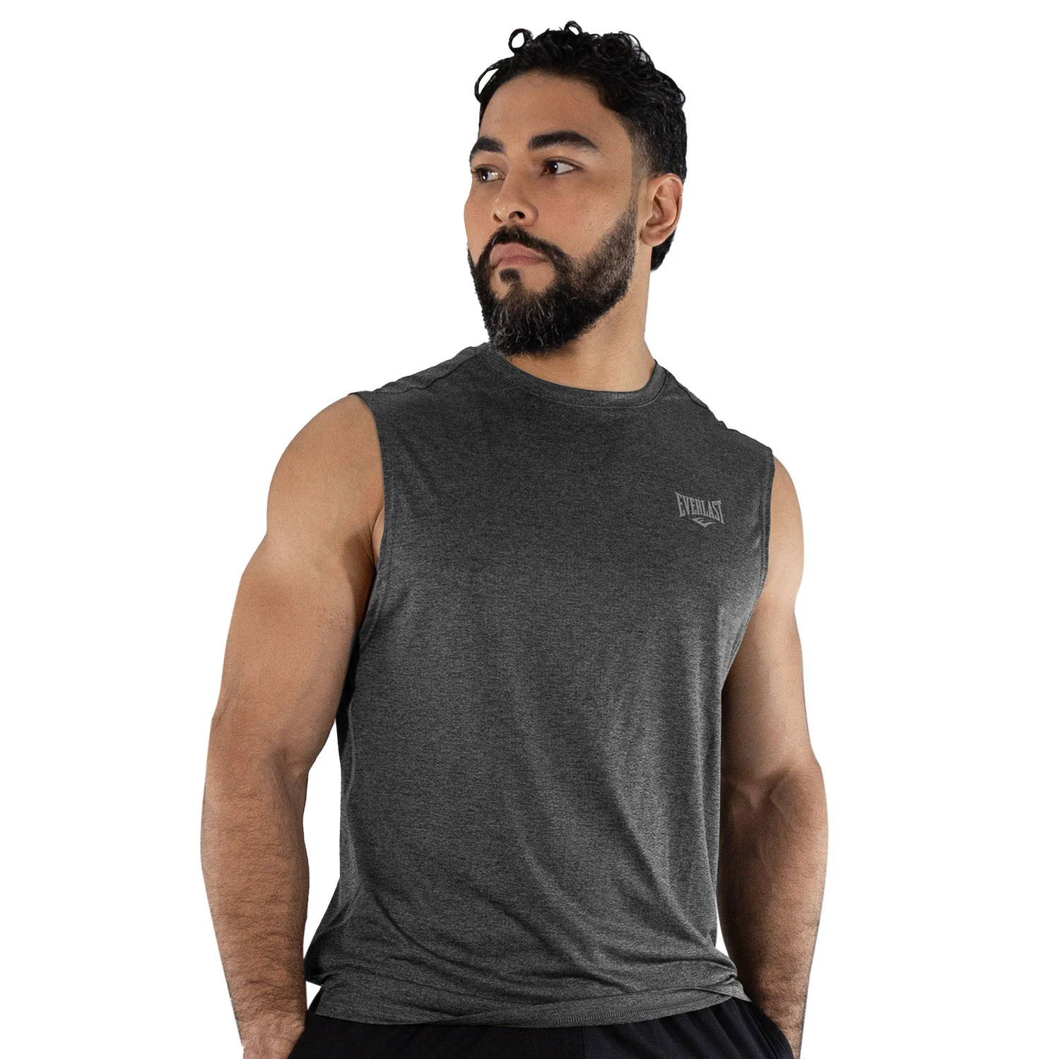 Camiseta Sin Mangas para Hombre Poliéster Everlast Flex