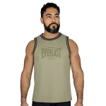 Camiseta Sin Mangas para Hombre Poliéster Everlast Mesh Champ