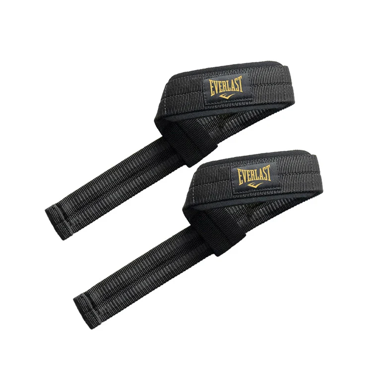 Tiras Levantamiento Everlast Premium 21.5" Negro