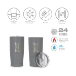 Tumbler Essential 600 Ml Everlast Acero