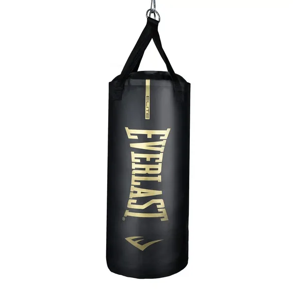Saco de boxeo Everlast Elite 2 de 40 lb color negro