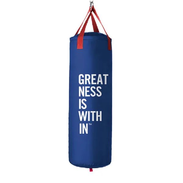 Saco de boxeo Everlast de 80 lb color azul