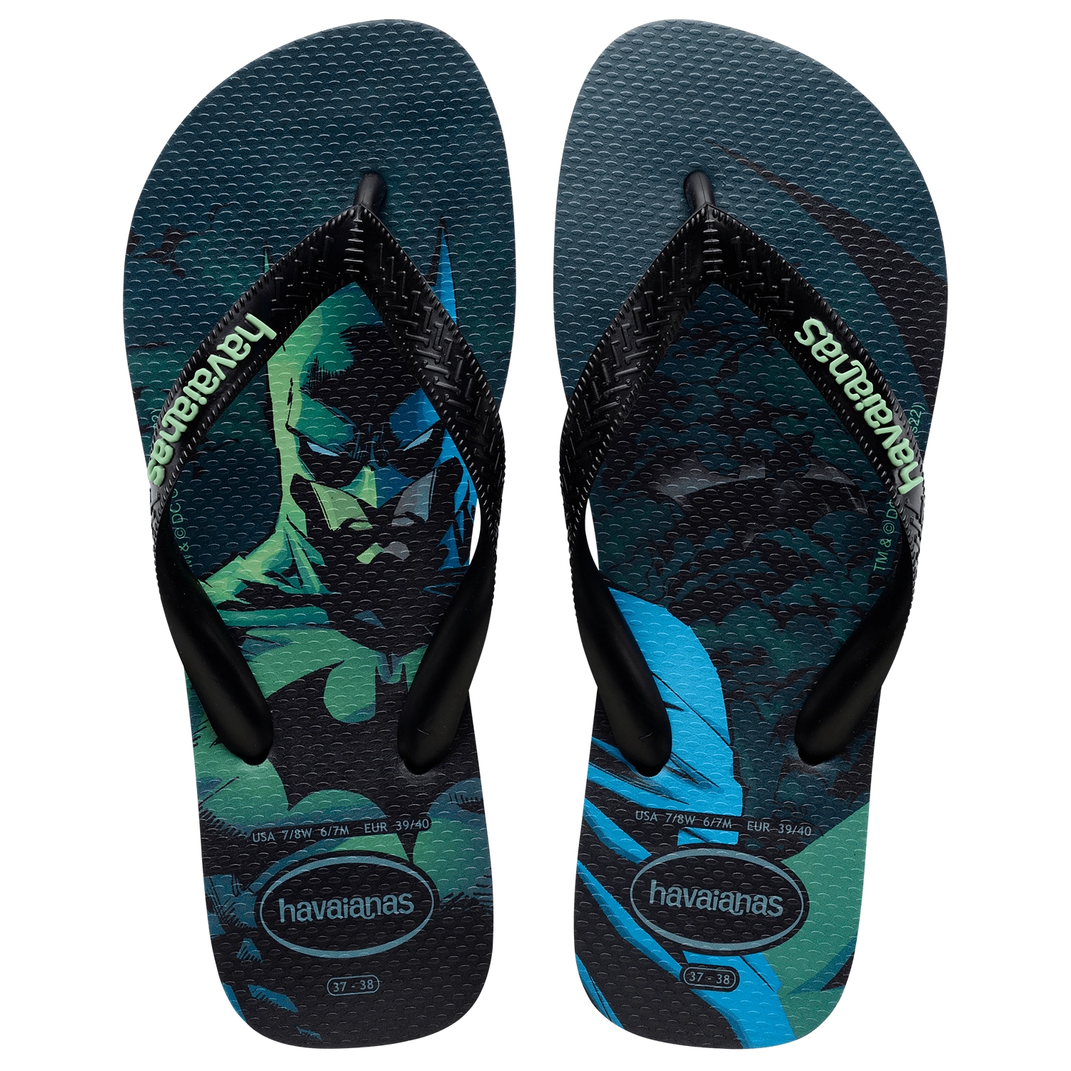 Sandalias Havaianas Top Héroes Batman