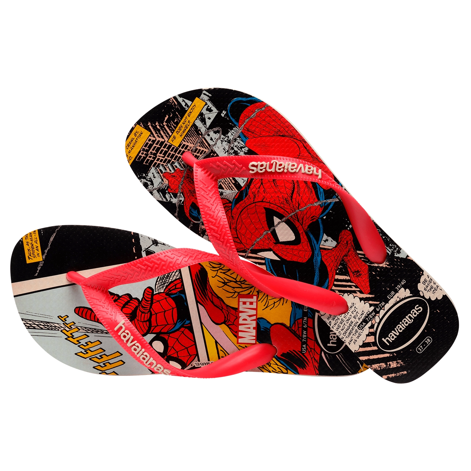Sandalias Havaianas Top Marvel Spider-Man