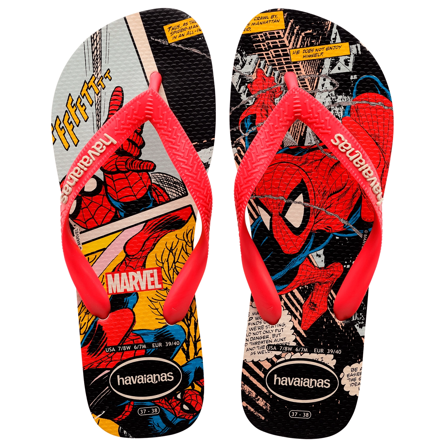 Sandalias Havaianas Top Marvel Spider-Man